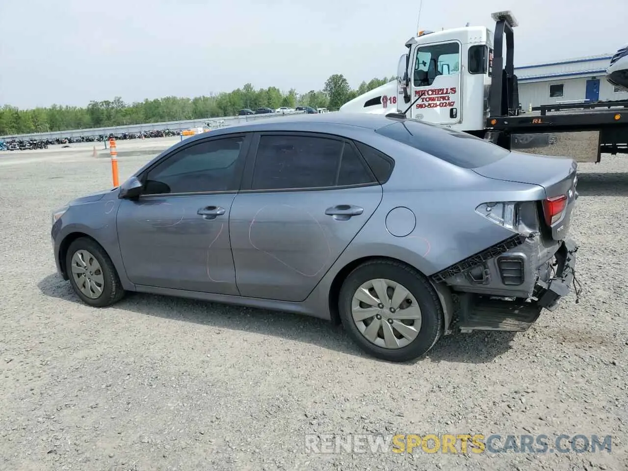 2 Photograph of a damaged car 3KPA24AD7LE278543 KIA RIO 2020