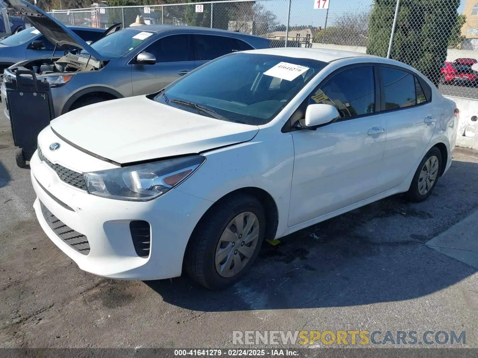 2 Photograph of a damaged car 3KPA24AD7LE297805 KIA RIO 2020