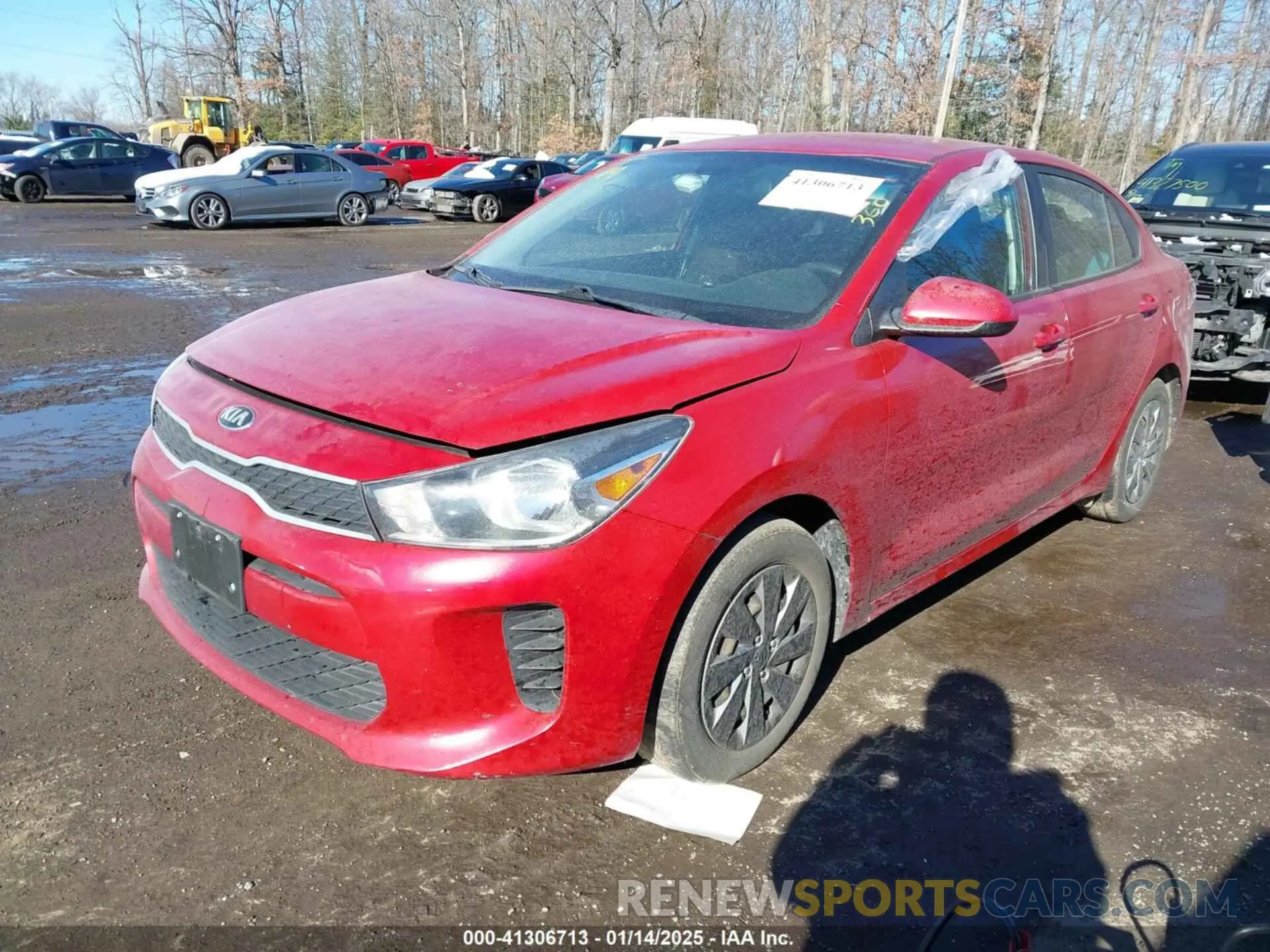 2 Photograph of a damaged car 3KPA24AD7LE307894 KIA RIO 2020