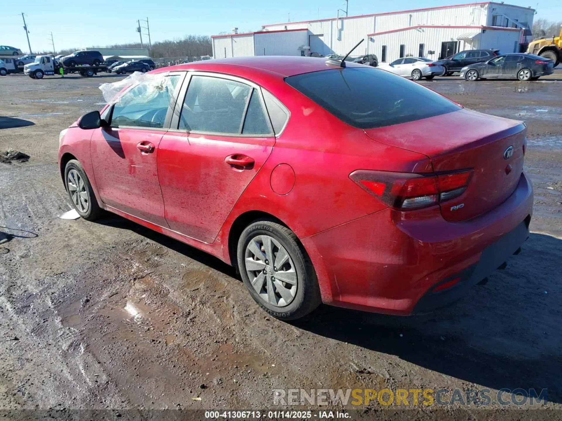 3 Photograph of a damaged car 3KPA24AD7LE307894 KIA RIO 2020