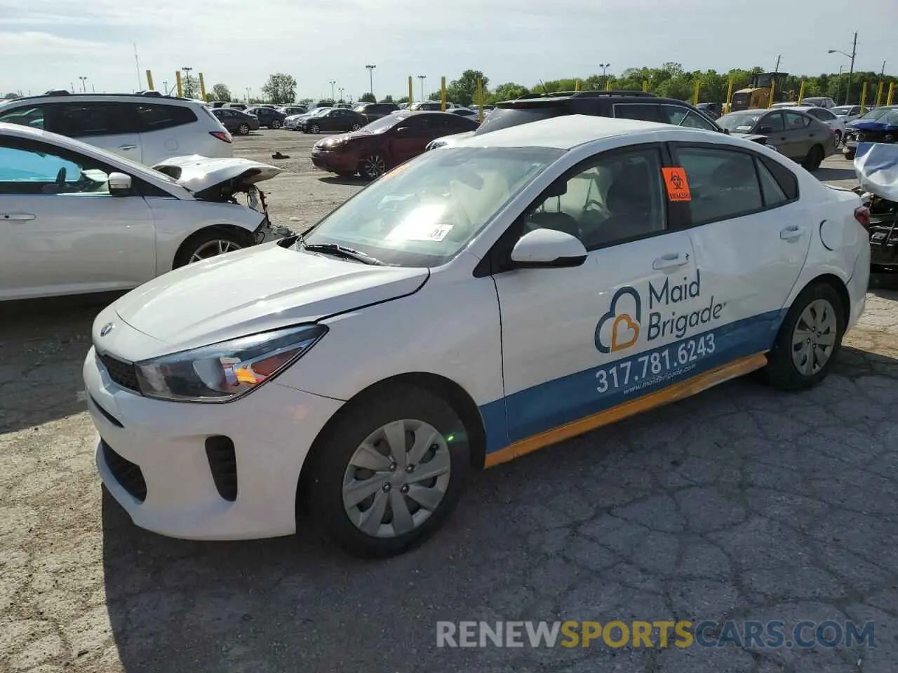 1 Photograph of a damaged car 3KPA24AD7LE311976 KIA RIO 2020