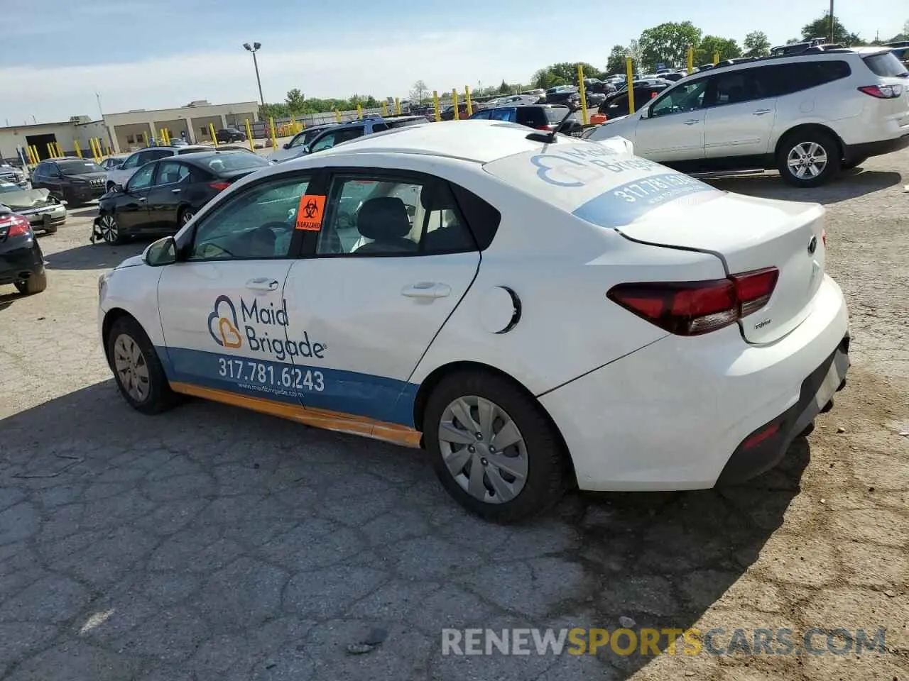 2 Photograph of a damaged car 3KPA24AD7LE311976 KIA RIO 2020