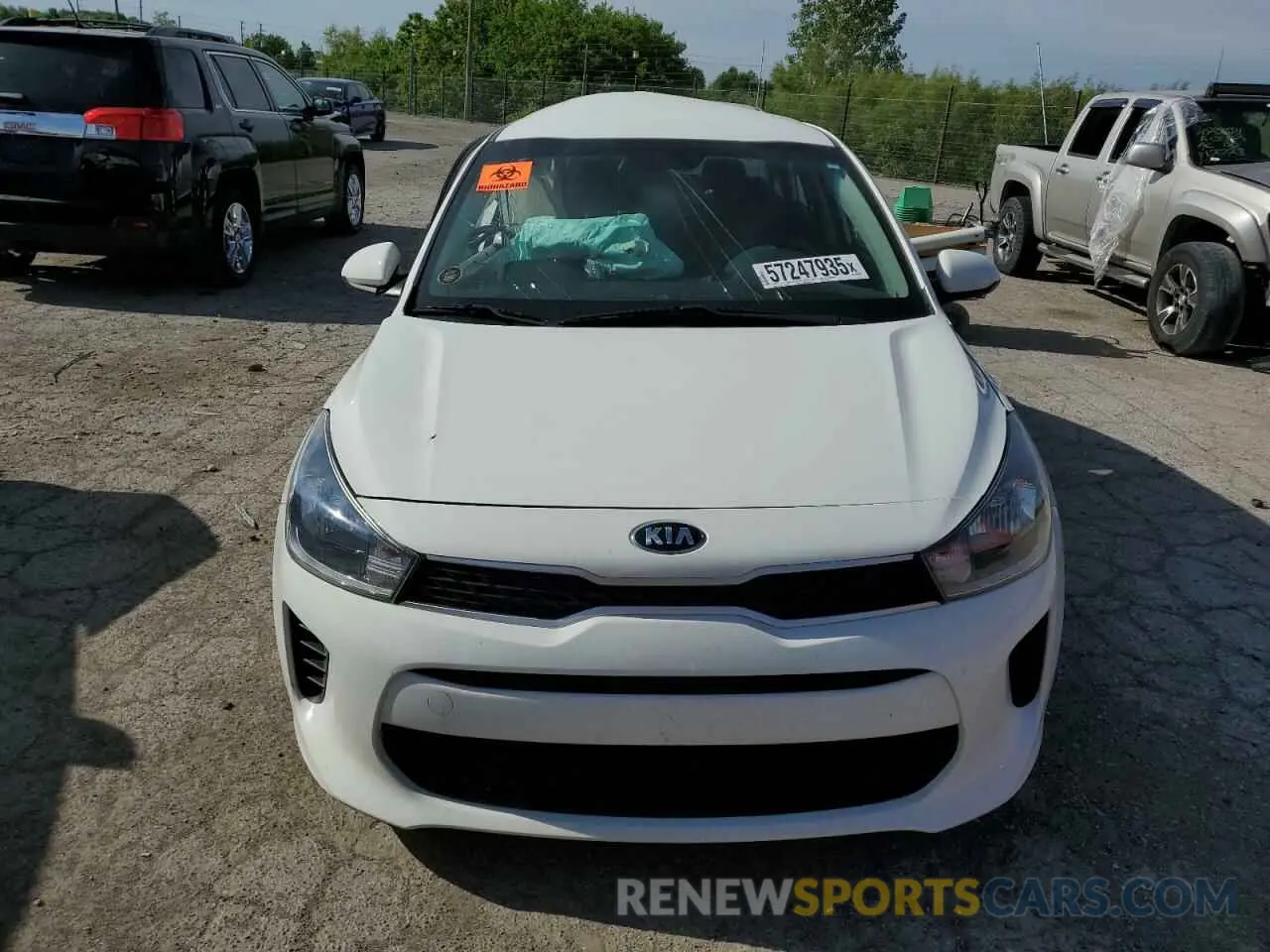 5 Photograph of a damaged car 3KPA24AD7LE311976 KIA RIO 2020