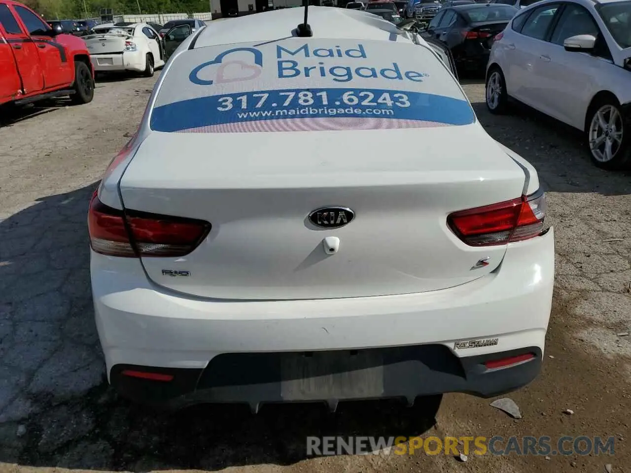 6 Photograph of a damaged car 3KPA24AD7LE311976 KIA RIO 2020