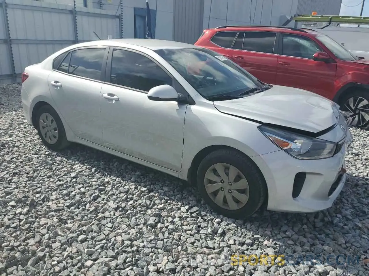 4 Photograph of a damaged car 3KPA24AD7LE322587 KIA RIO 2020