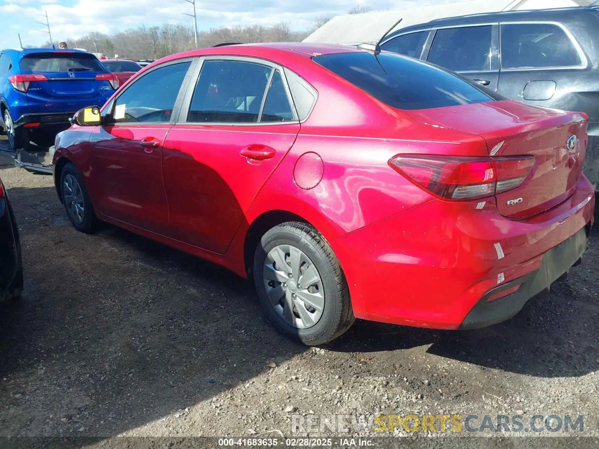 3 Photograph of a damaged car 3KPA24AD7LE328521 KIA RIO 2020