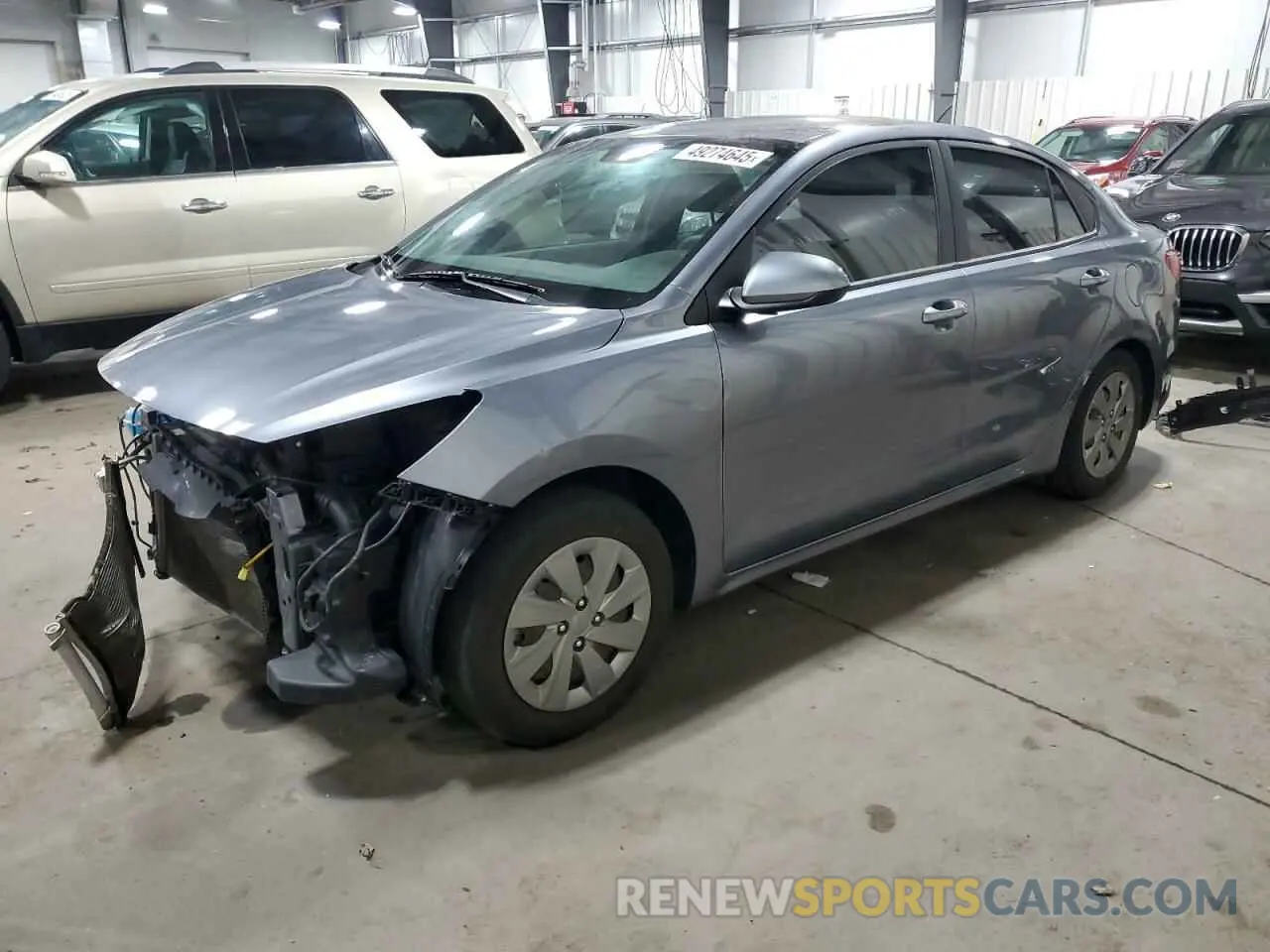 1 Photograph of a damaged car 3KPA24AD7LE330091 KIA RIO 2020