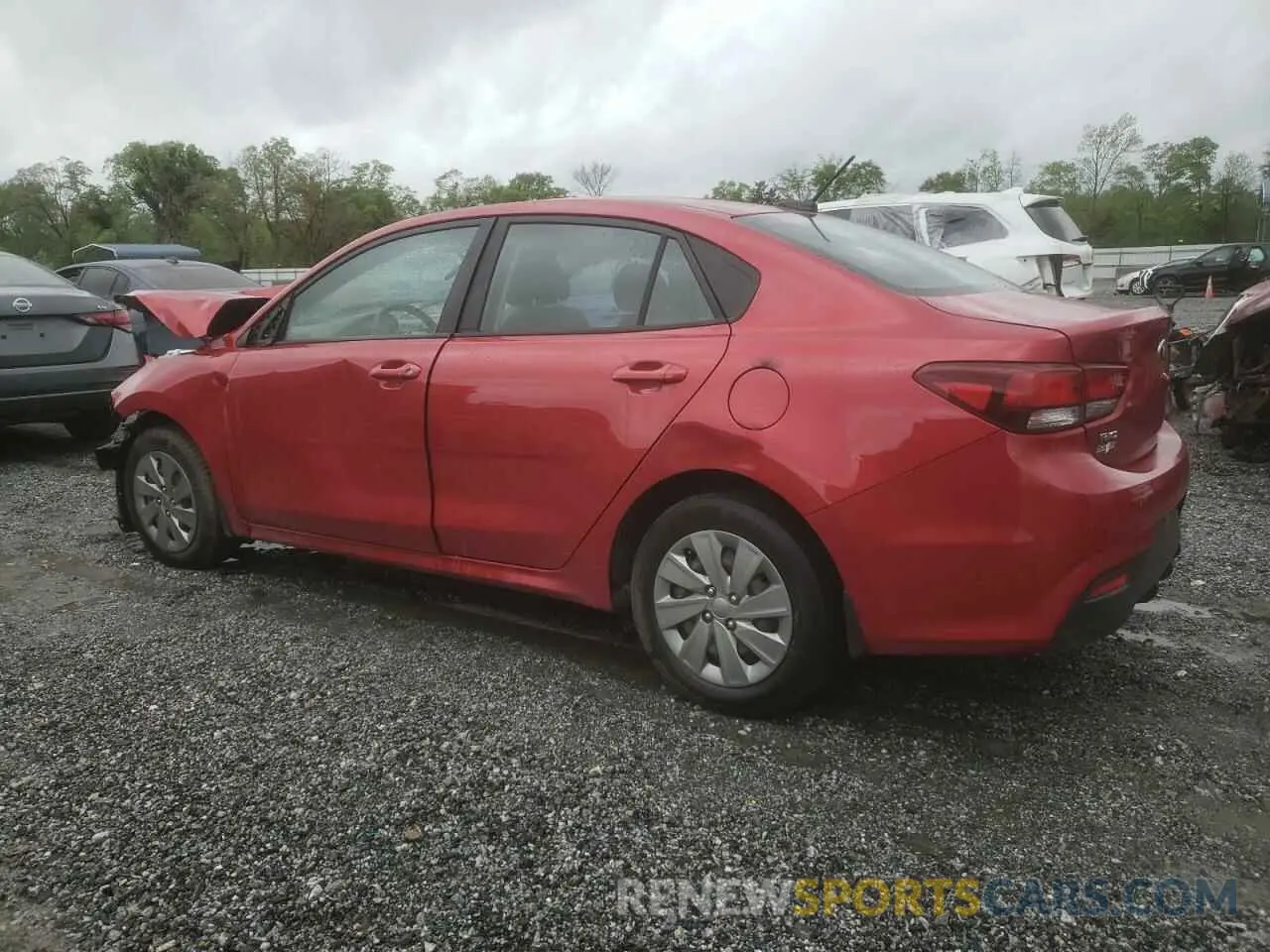 2 Photograph of a damaged car 3KPA24AD7LE335601 KIA RIO 2020