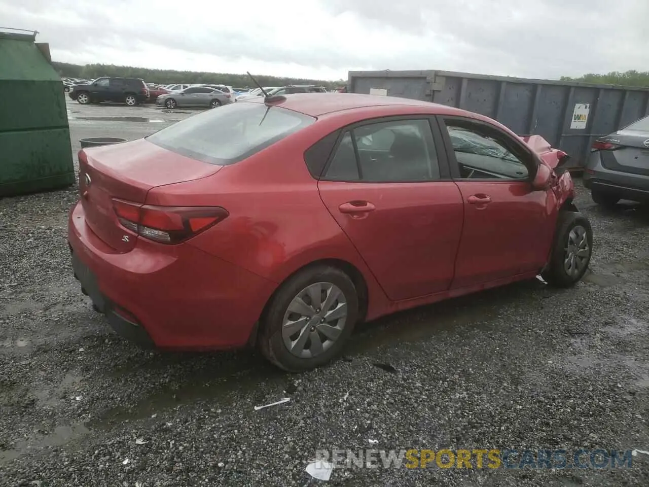 3 Photograph of a damaged car 3KPA24AD7LE335601 KIA RIO 2020