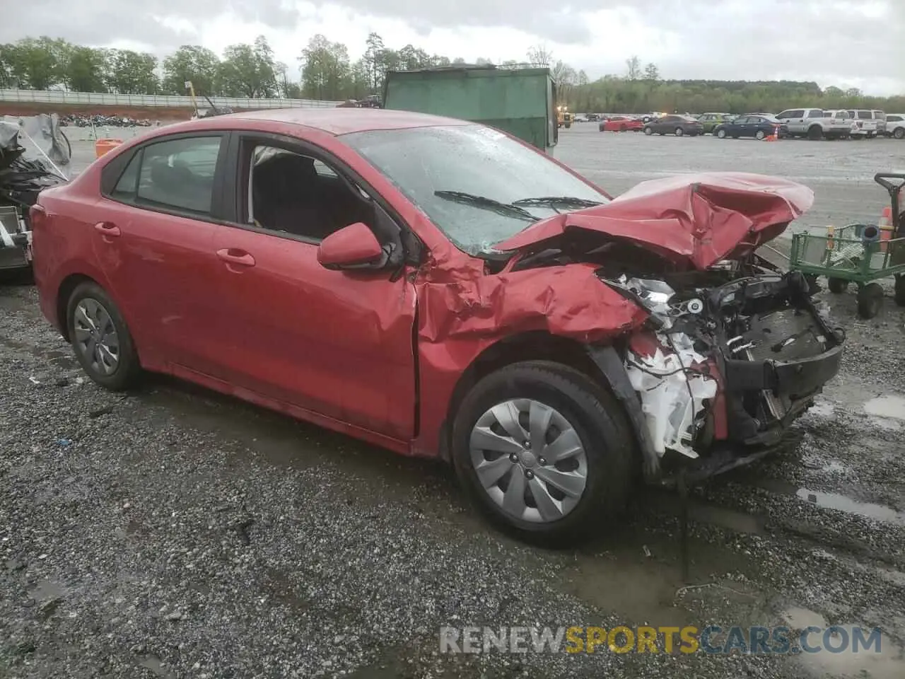 4 Photograph of a damaged car 3KPA24AD7LE335601 KIA RIO 2020