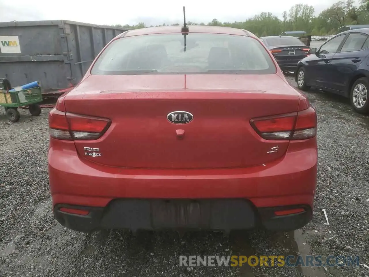 6 Photograph of a damaged car 3KPA24AD7LE335601 KIA RIO 2020