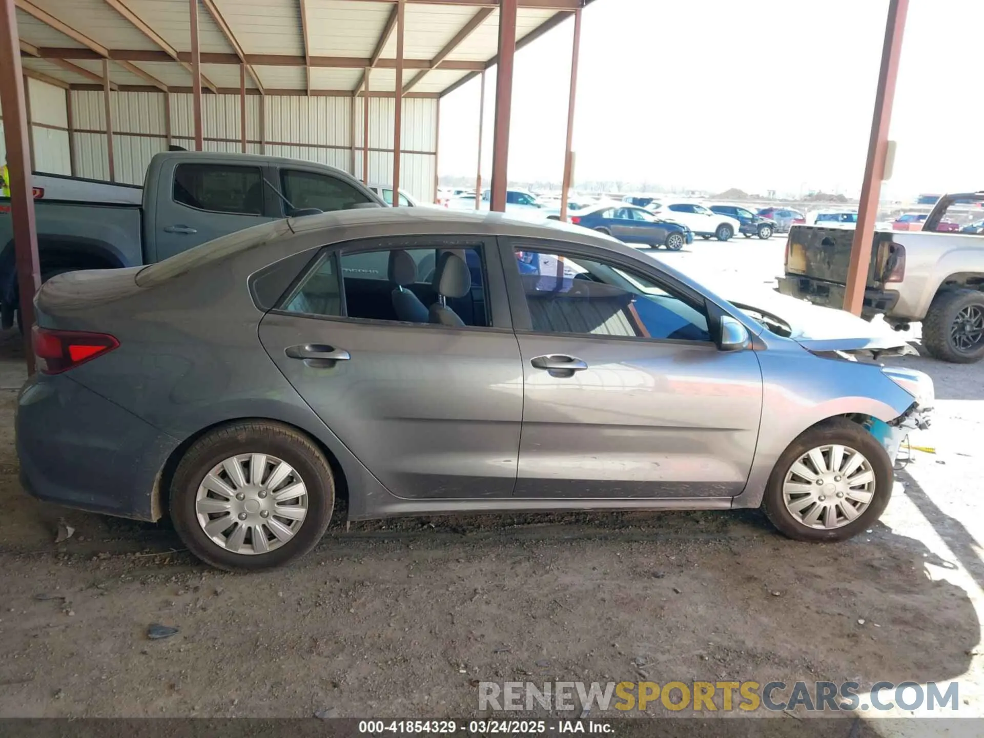 13 Photograph of a damaged car 3KPA24AD7LE346730 KIA RIO 2020