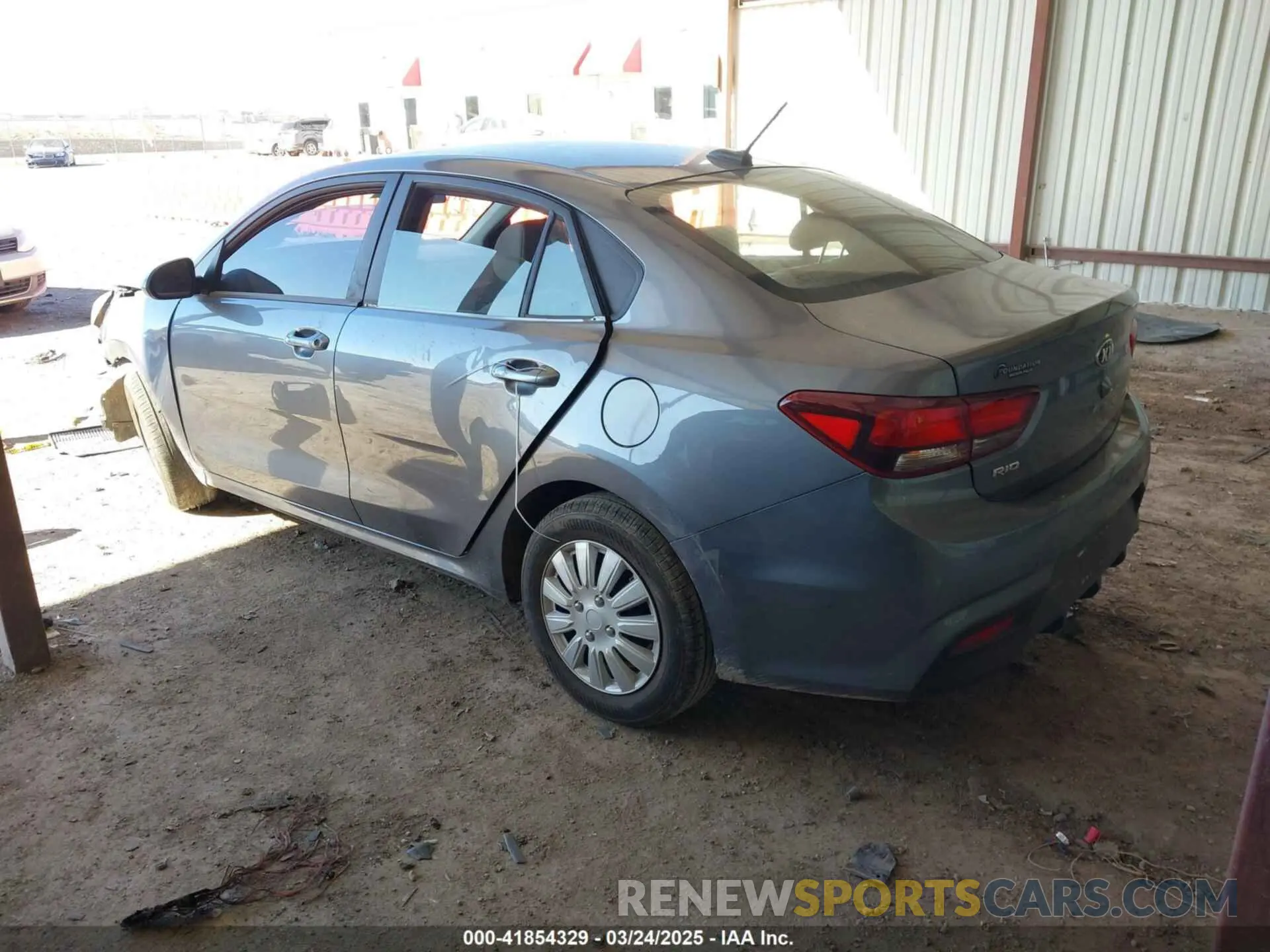 3 Photograph of a damaged car 3KPA24AD7LE346730 KIA RIO 2020