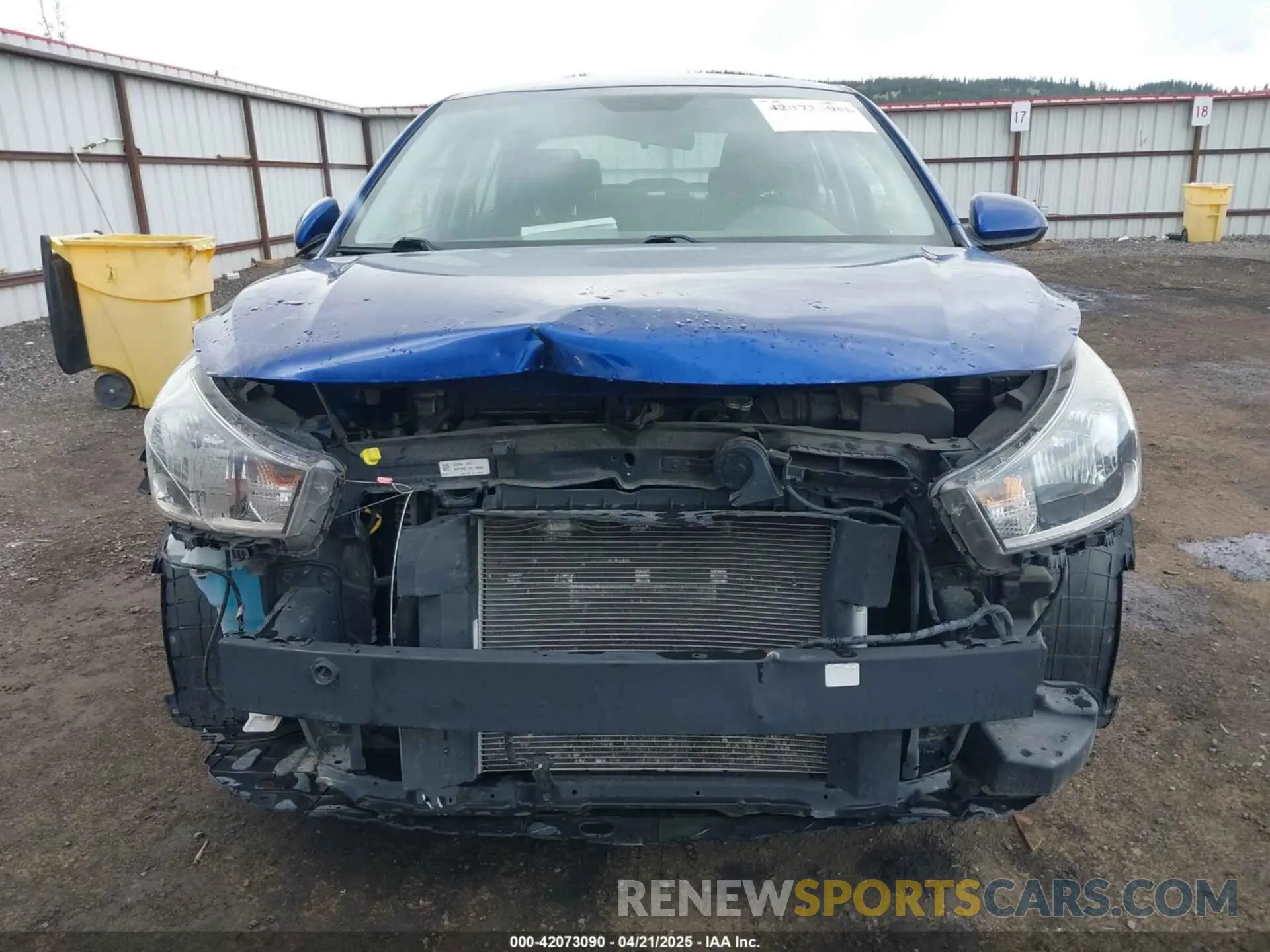 12 Photograph of a damaged car 3KPA24AD8LE263081 KIA RIO 2020
