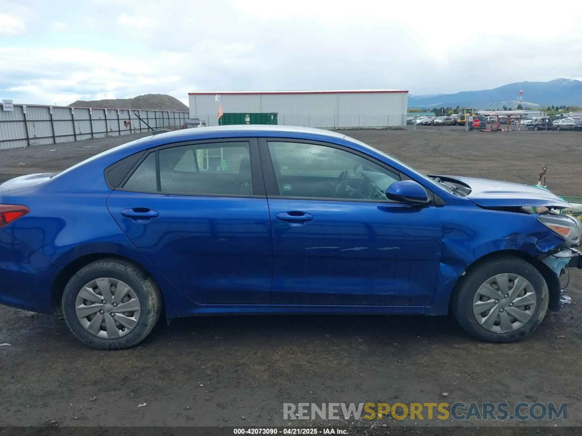 13 Photograph of a damaged car 3KPA24AD8LE263081 KIA RIO 2020