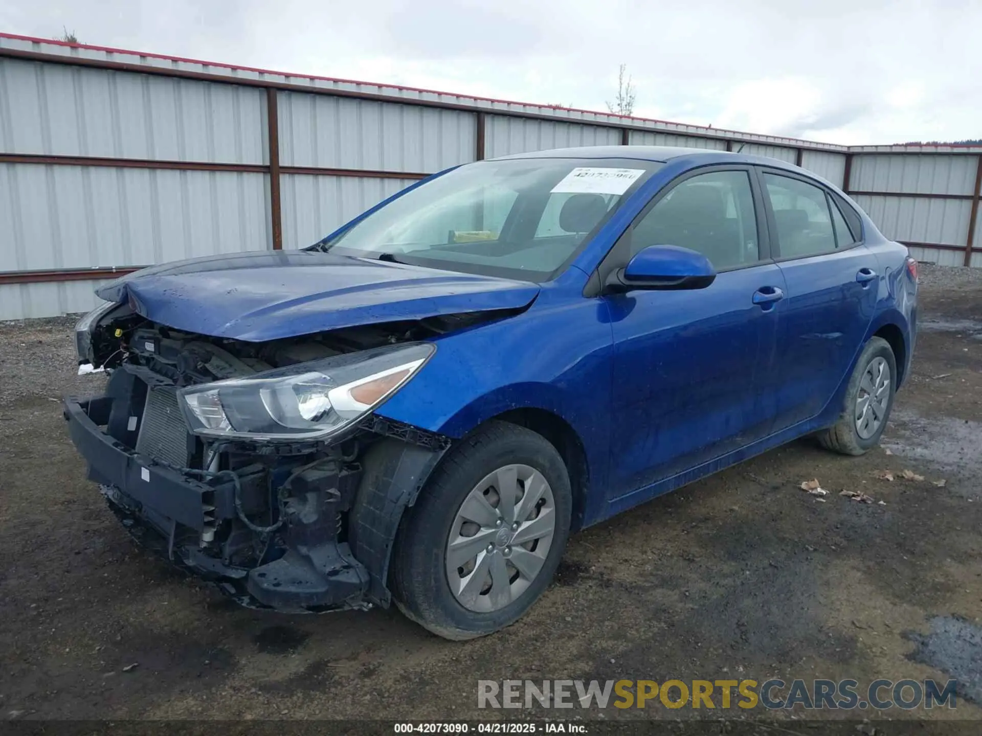 2 Photograph of a damaged car 3KPA24AD8LE263081 KIA RIO 2020