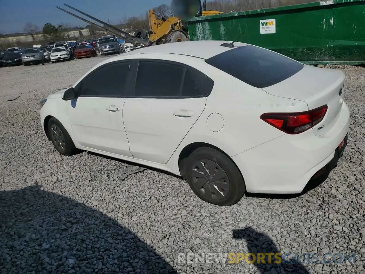 2 Photograph of a damaged car 3KPA24AD8LE299398 KIA RIO 2020