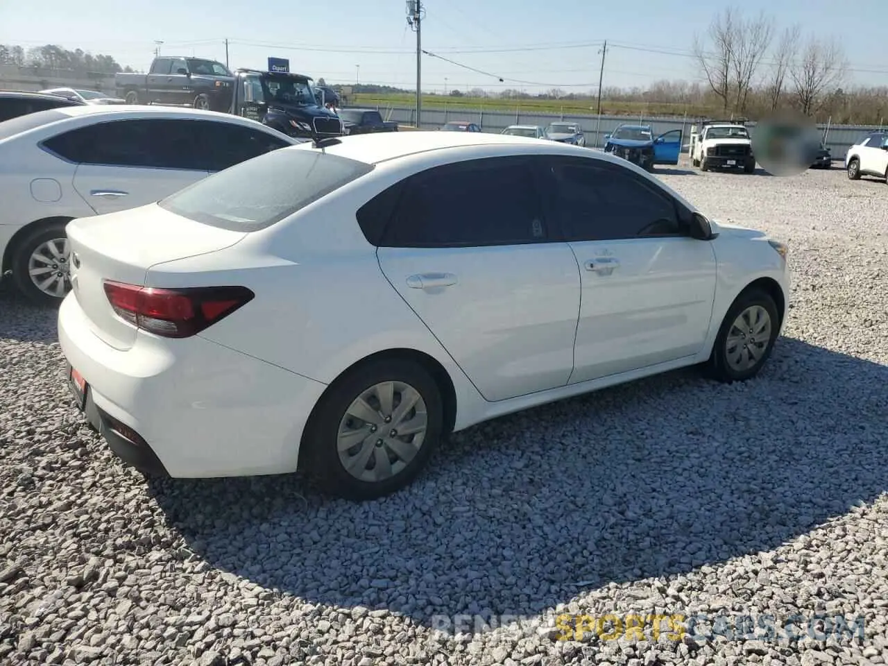 3 Photograph of a damaged car 3KPA24AD8LE299398 KIA RIO 2020