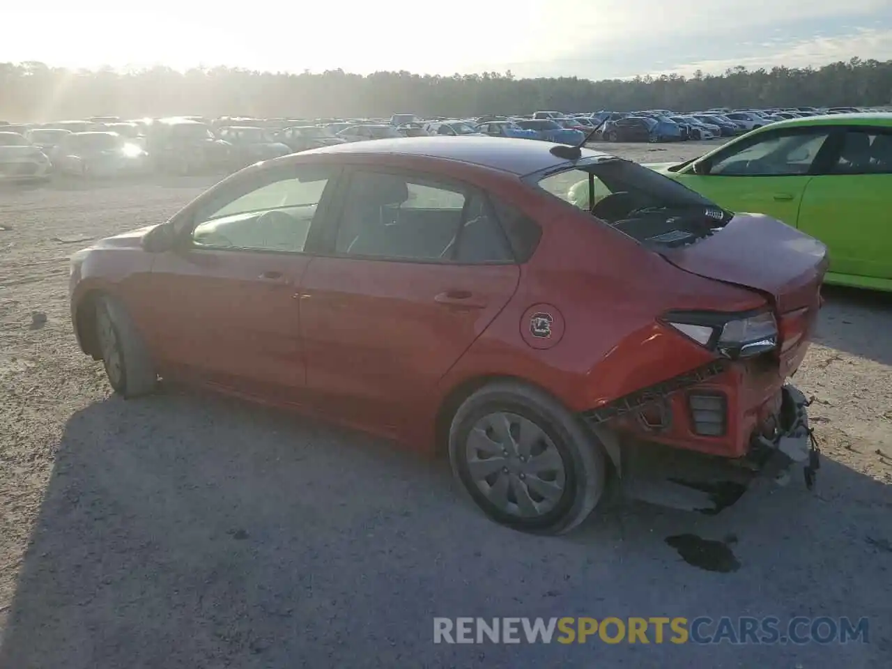 2 Photograph of a damaged car 3KPA24AD8LE331895 KIA RIO 2020