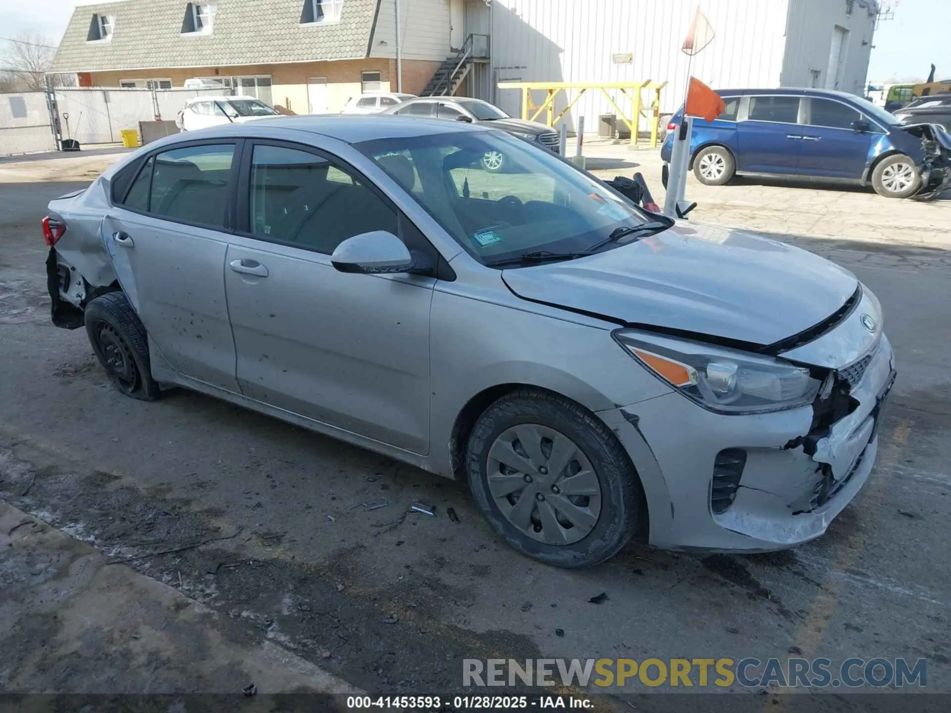 1 Photograph of a damaged car 3KPA24AD8LE336689 KIA RIO 2020