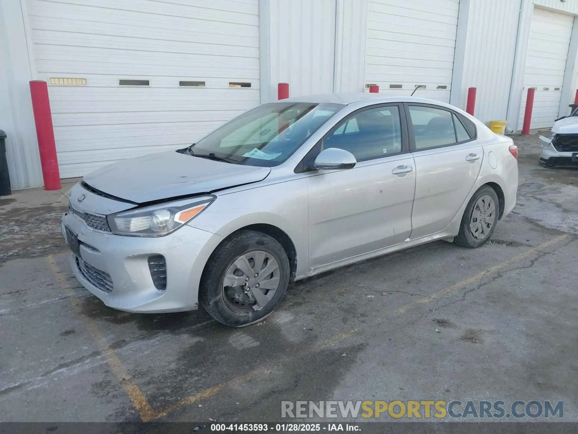 2 Photograph of a damaged car 3KPA24AD8LE336689 KIA RIO 2020
