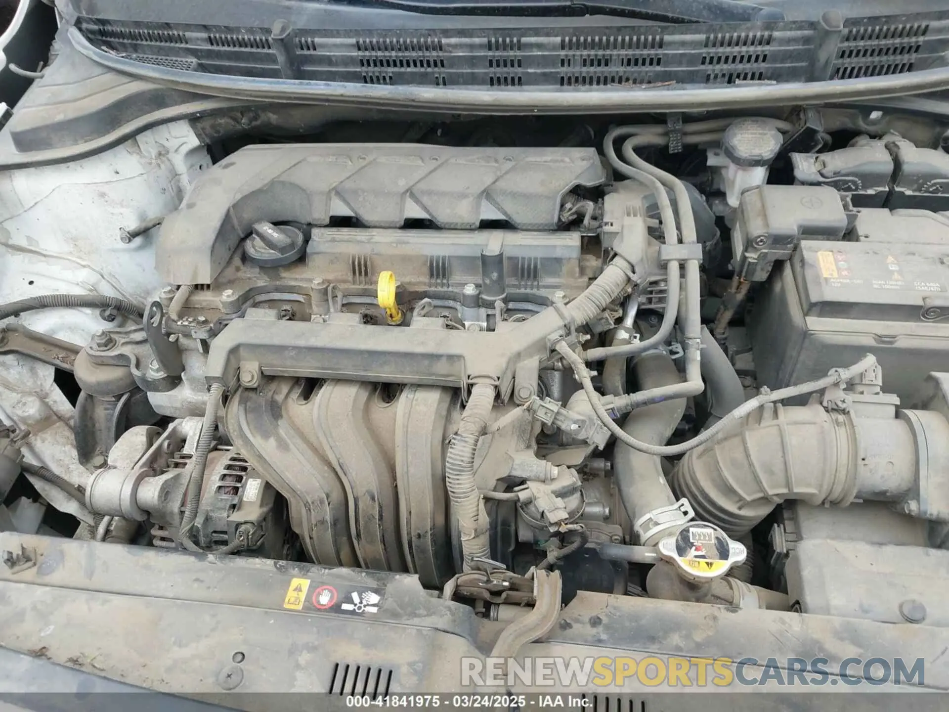10 Photograph of a damaged car 3KPA24AD8LE343853 KIA RIO 2020