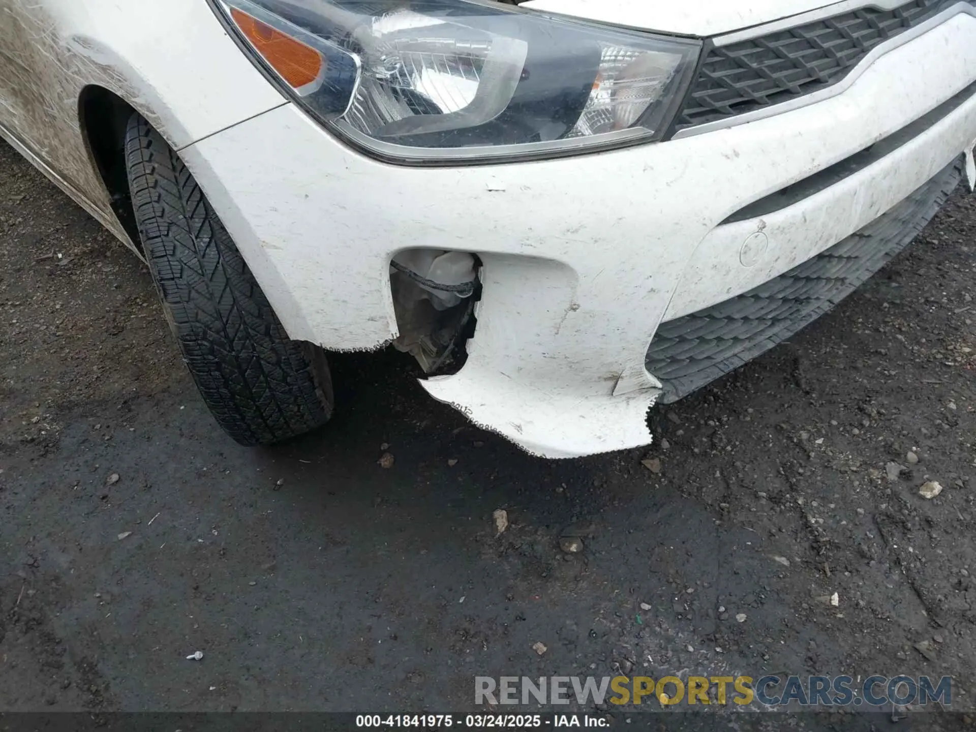 6 Photograph of a damaged car 3KPA24AD8LE343853 KIA RIO 2020