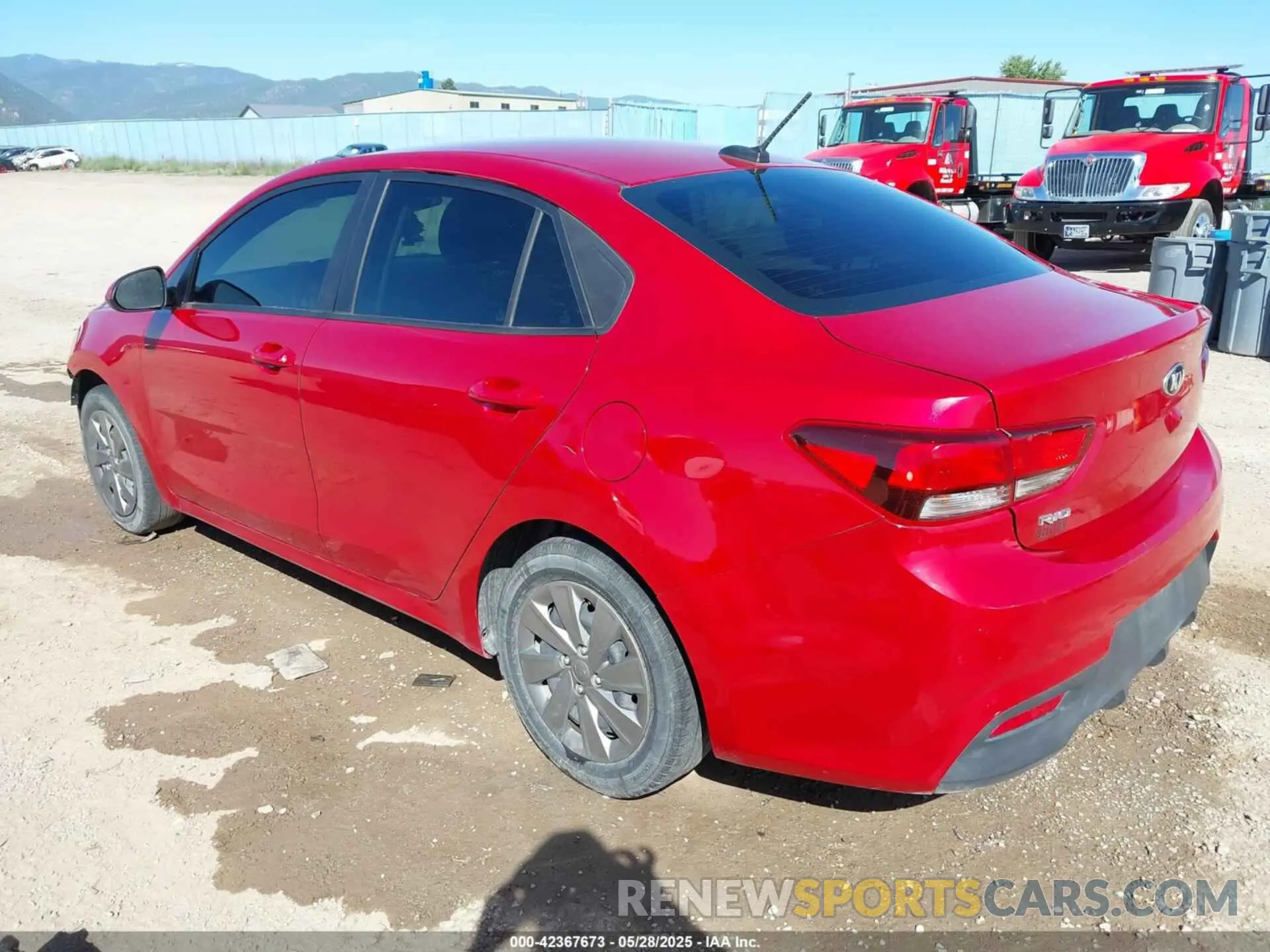 3 Photograph of a damaged car 3KPA24AD8LE343996 KIA RIO 2020