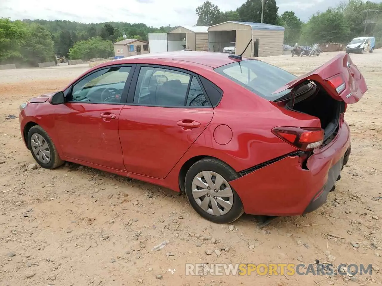 2 Photograph of a damaged car 3KPA24AD8LE359731 KIA RIO 2020