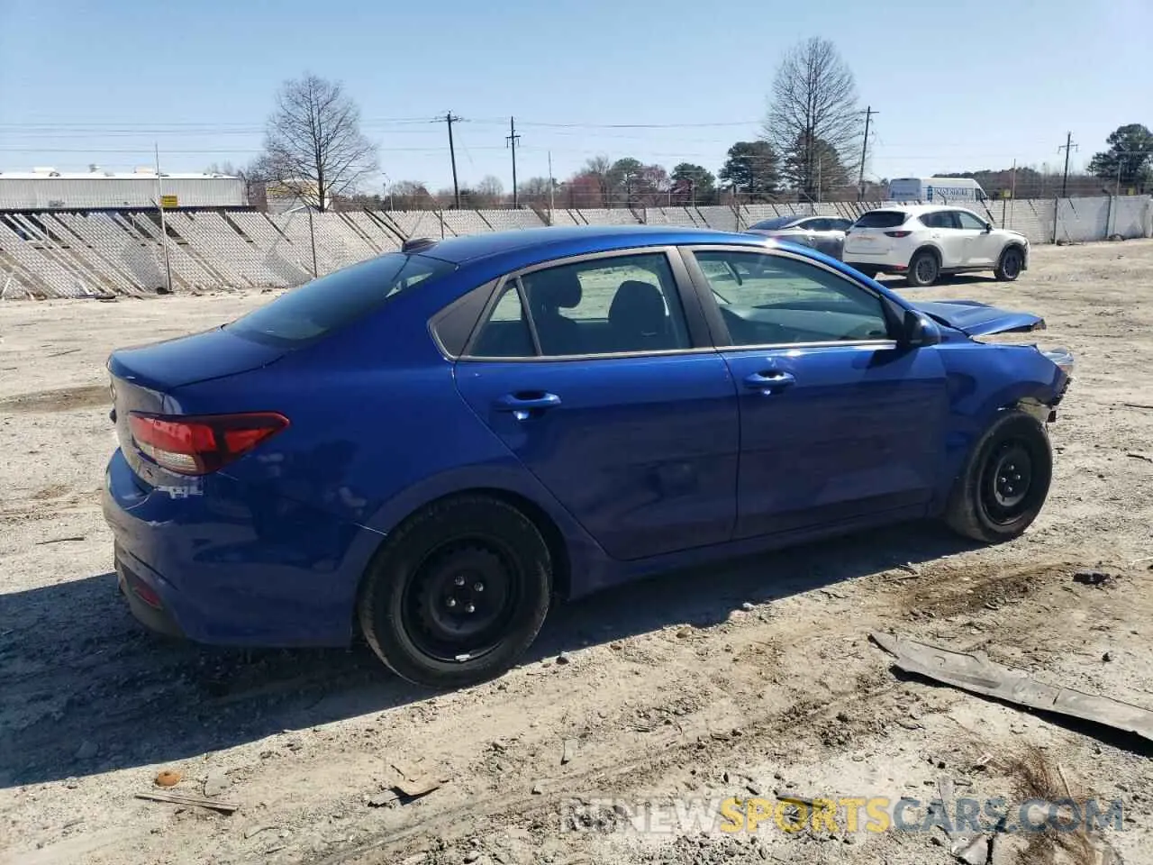 3 Photograph of a damaged car 3KPA24AD9LE260514 KIA RIO 2020