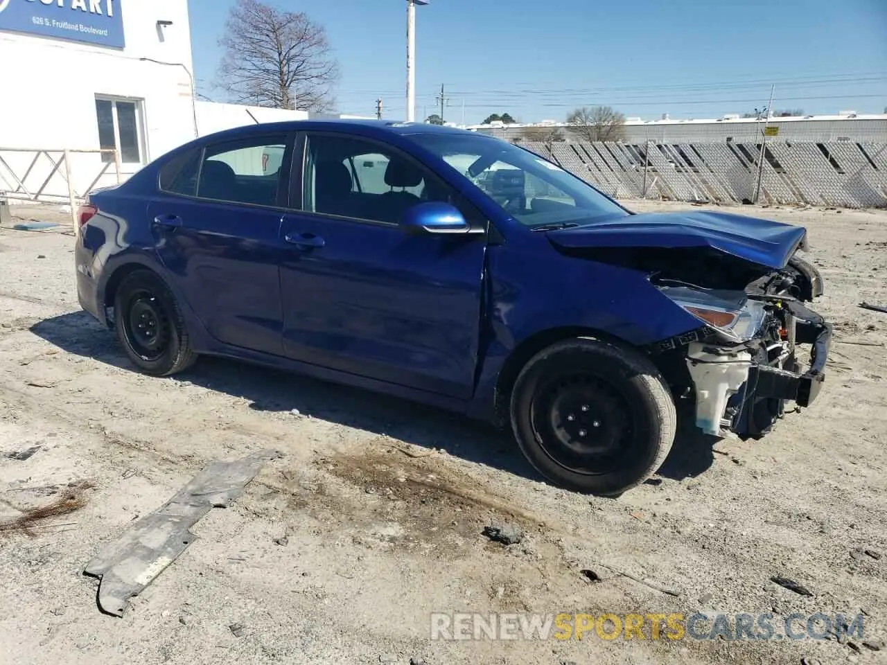 4 Photograph of a damaged car 3KPA24AD9LE260514 KIA RIO 2020