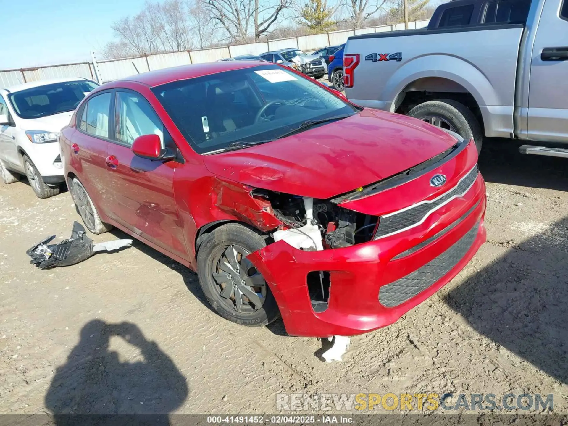 1 Photograph of a damaged car 3KPA24AD9LE279659 KIA RIO 2020