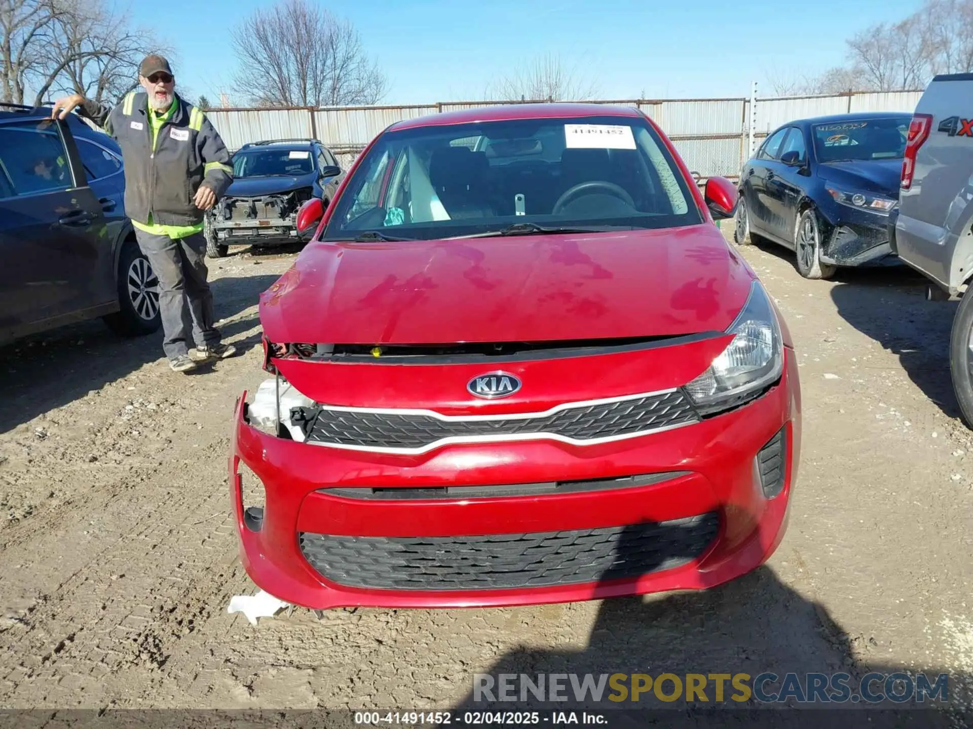 13 Photograph of a damaged car 3KPA24AD9LE279659 KIA RIO 2020
