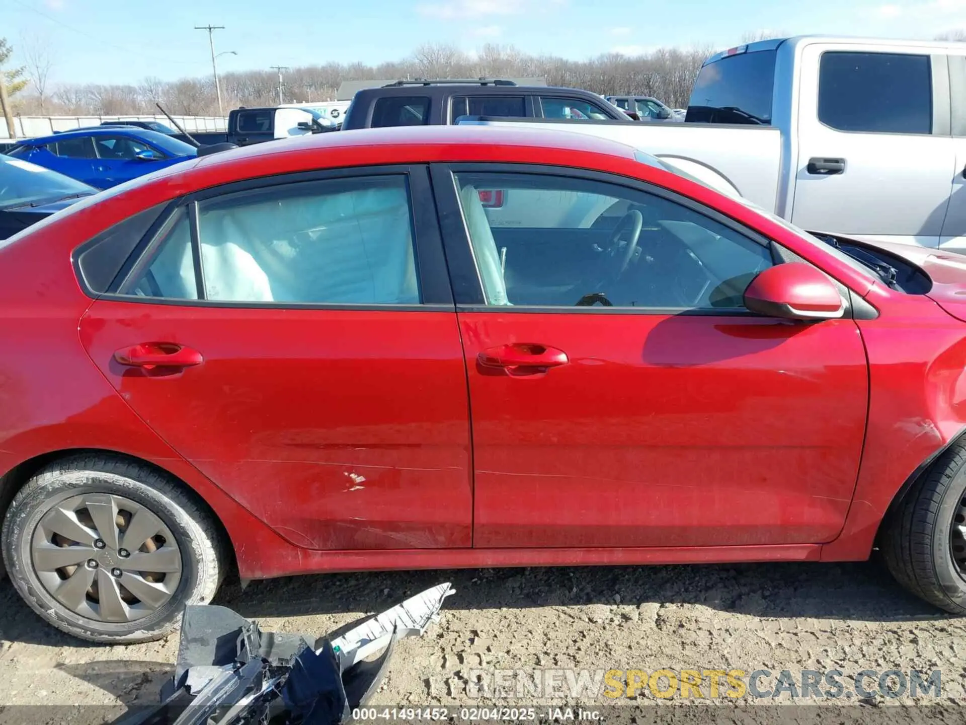14 Photograph of a damaged car 3KPA24AD9LE279659 KIA RIO 2020