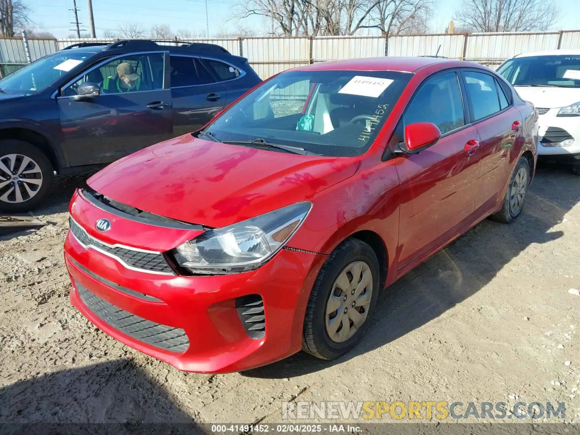 2 Photograph of a damaged car 3KPA24AD9LE279659 KIA RIO 2020