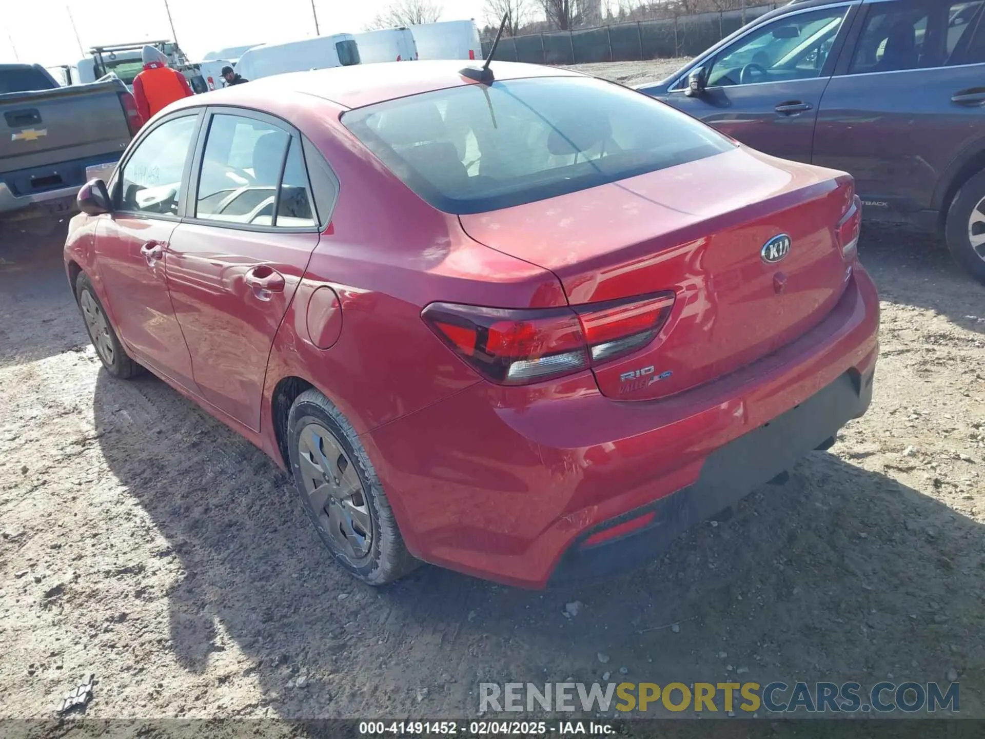 3 Photograph of a damaged car 3KPA24AD9LE279659 KIA RIO 2020
