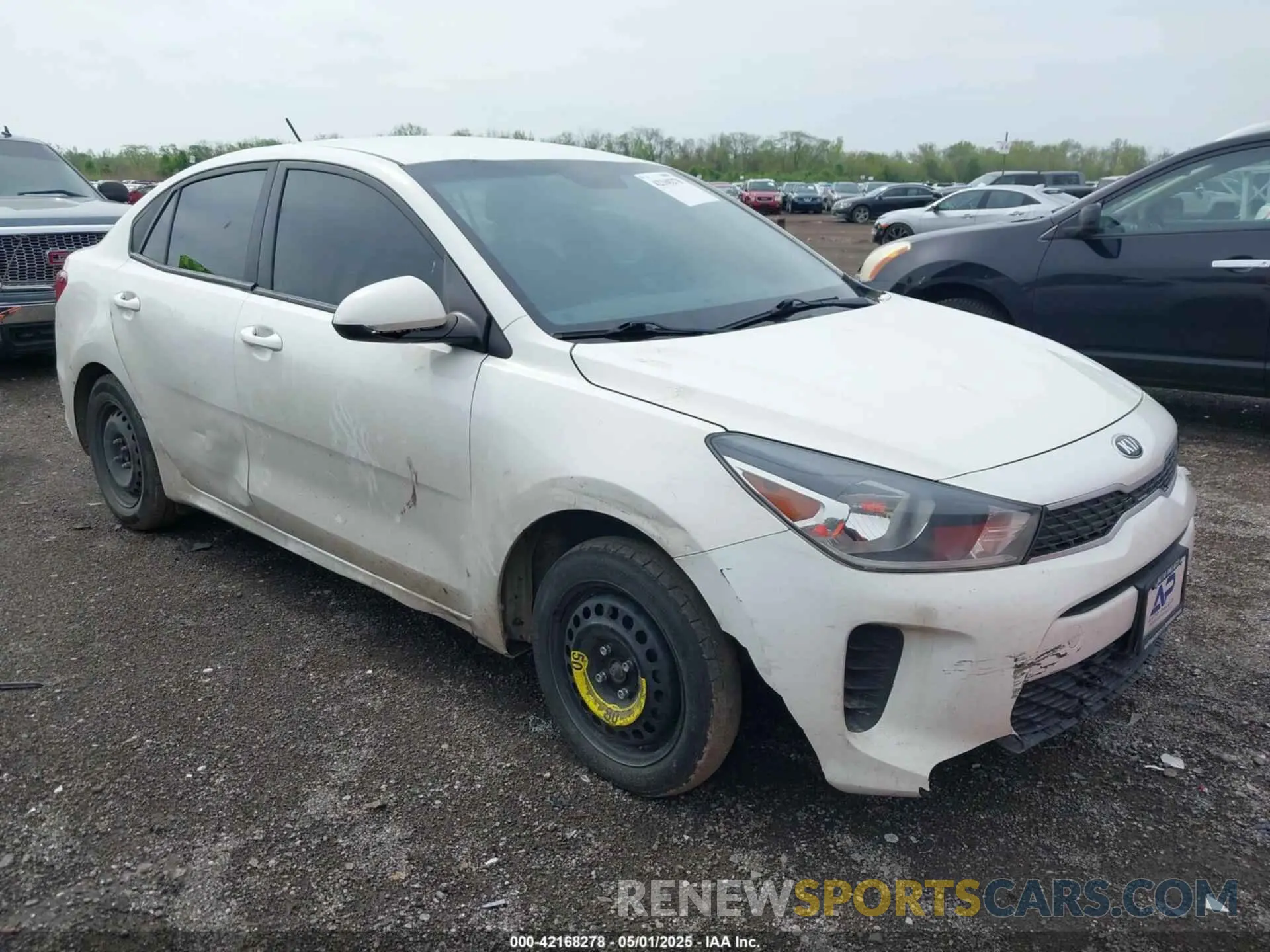 1 Photograph of a damaged car 3KPA24AD9LE288393 KIA RIO 2020
