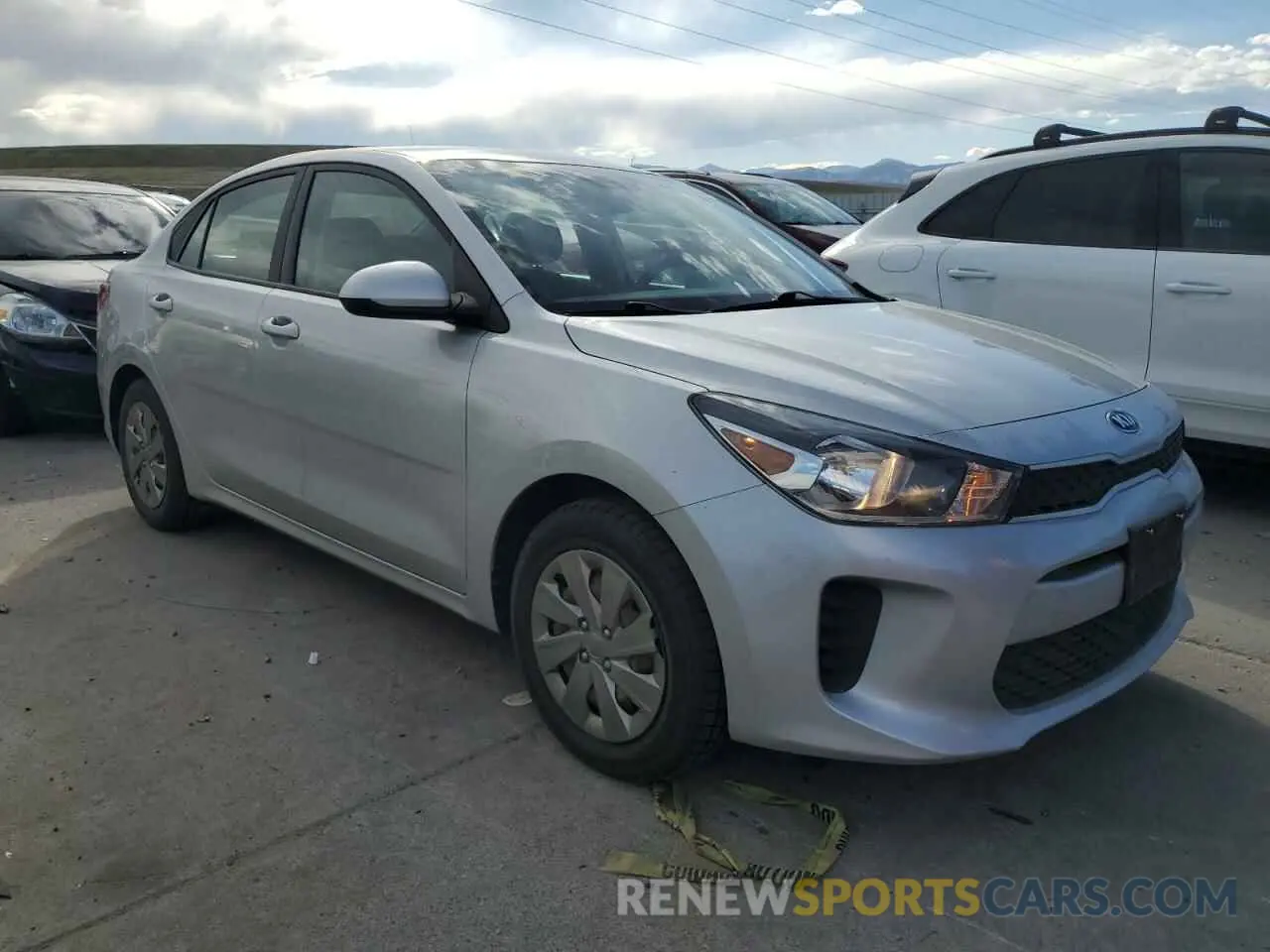 4 Photograph of a damaged car 3KPA24AD9LE296171 KIA RIO 2020