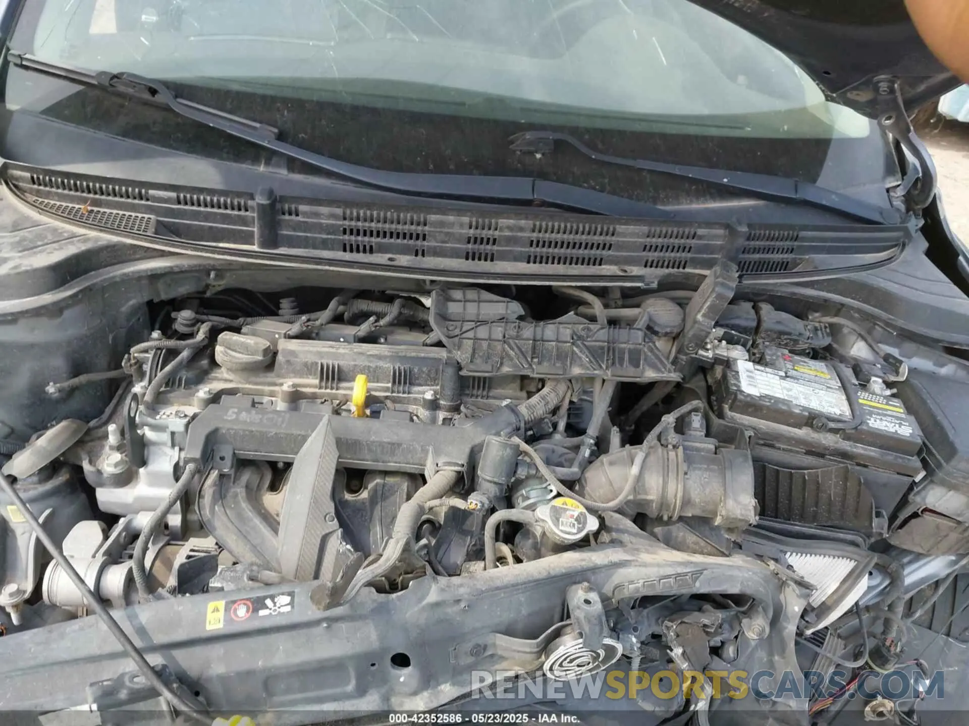 10 Photograph of a damaged car 3KPA24AD9LE296185 KIA RIO 2020