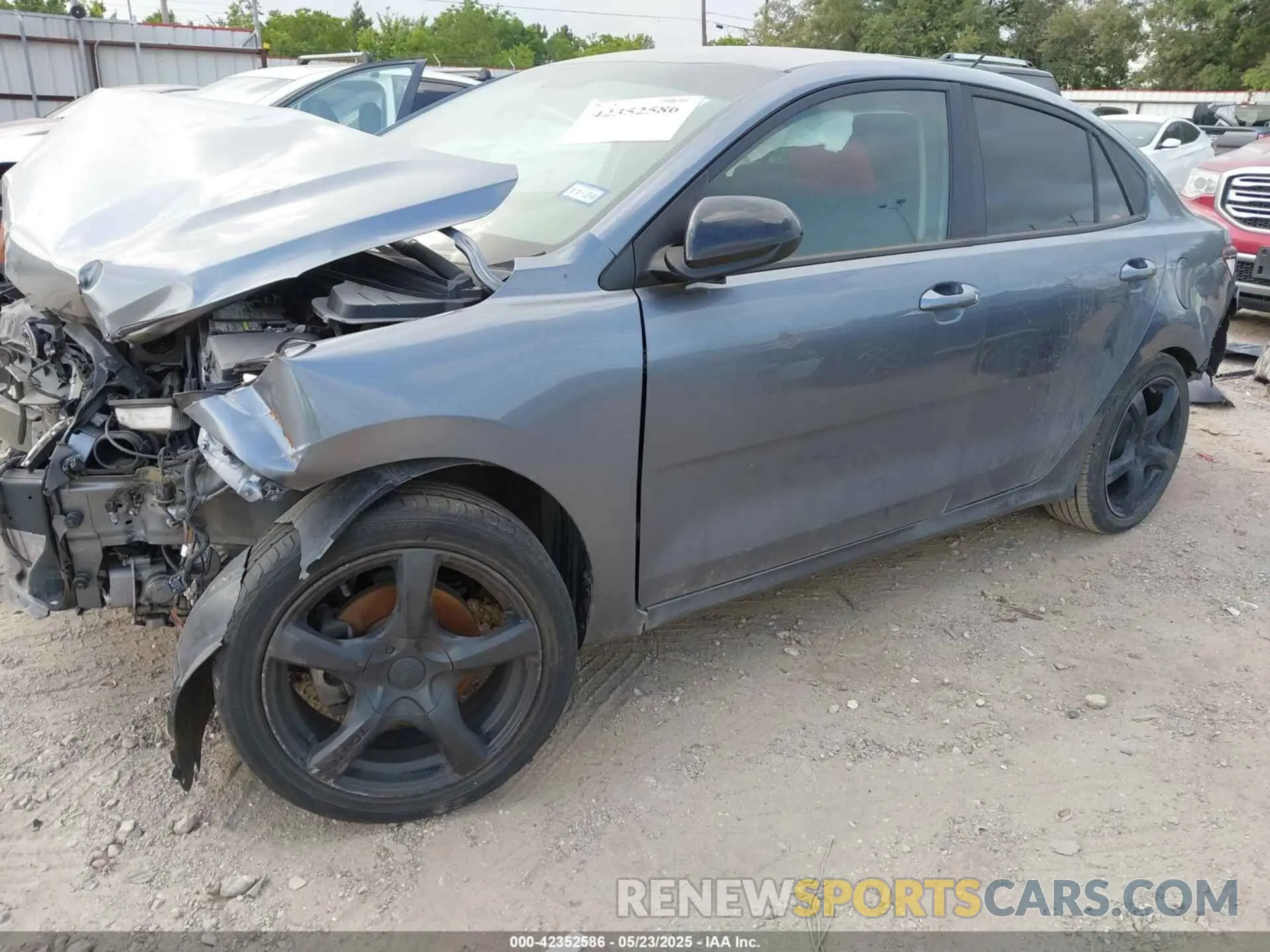 2 Photograph of a damaged car 3KPA24AD9LE296185 KIA RIO 2020