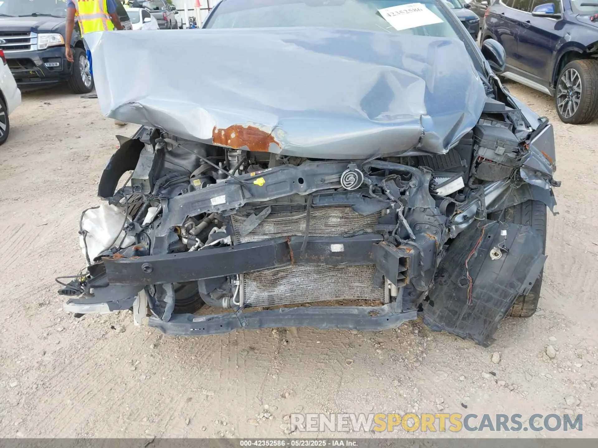 6 Photograph of a damaged car 3KPA24AD9LE296185 KIA RIO 2020