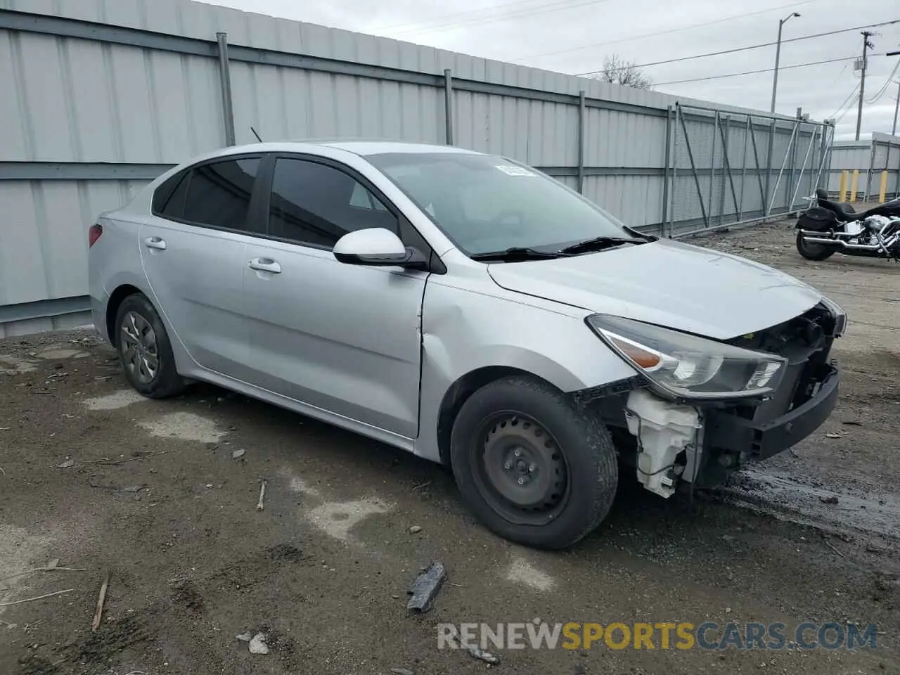 4 Photograph of a damaged car 3KPA24AD9LE296820 KIA RIO 2020