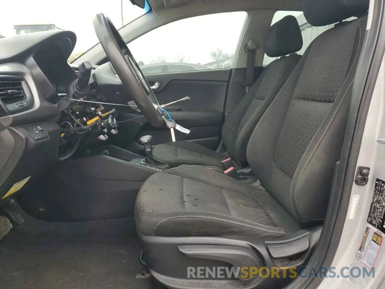 7 Photograph of a damaged car 3KPA24AD9LE296820 KIA RIO 2020