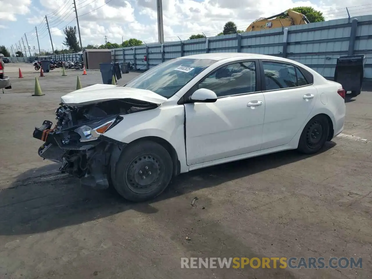 1 Photograph of a damaged car 3KPA24AD9LE342467 KIA RIO 2020