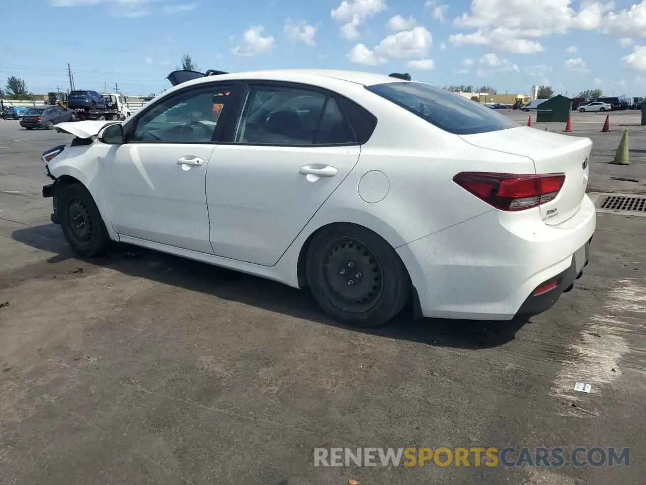 2 Photograph of a damaged car 3KPA24AD9LE342467 KIA RIO 2020