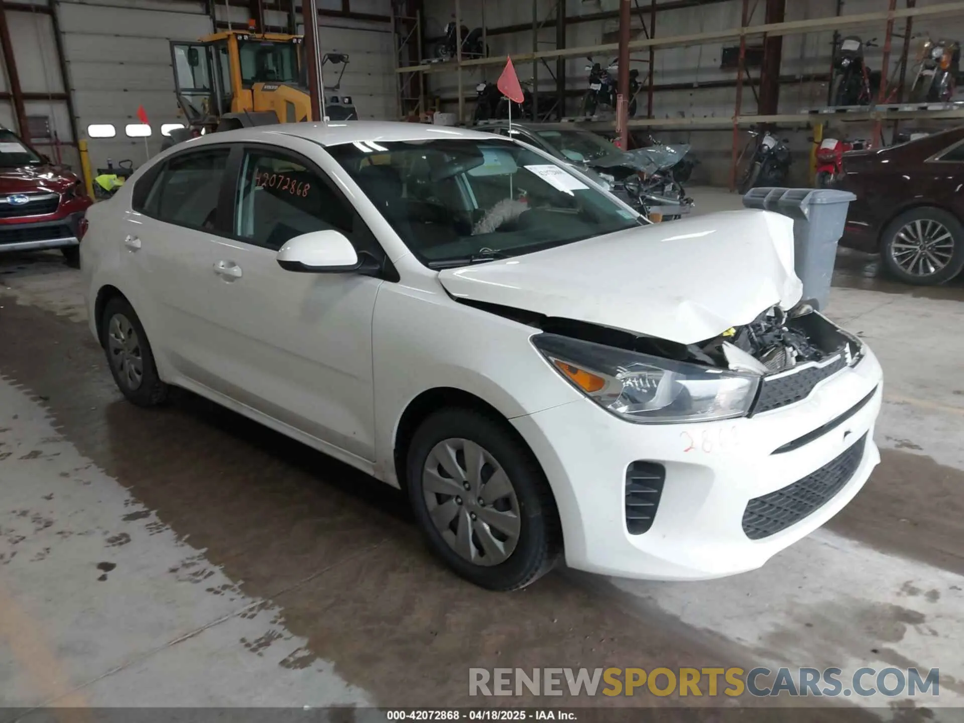 1 Photograph of a damaged car 3KPA24AD9LE343408 KIA RIO 2020