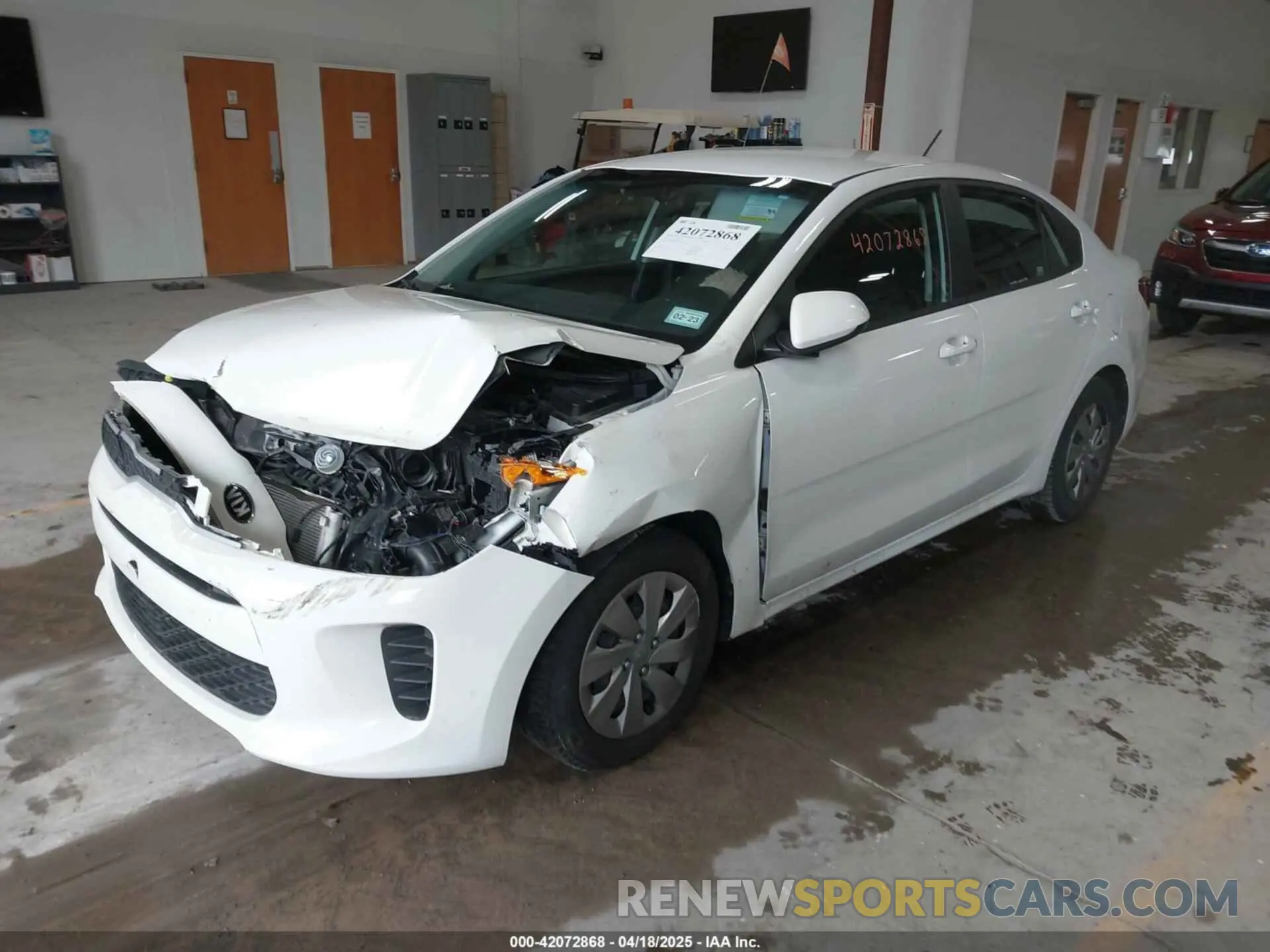 2 Photograph of a damaged car 3KPA24AD9LE343408 KIA RIO 2020