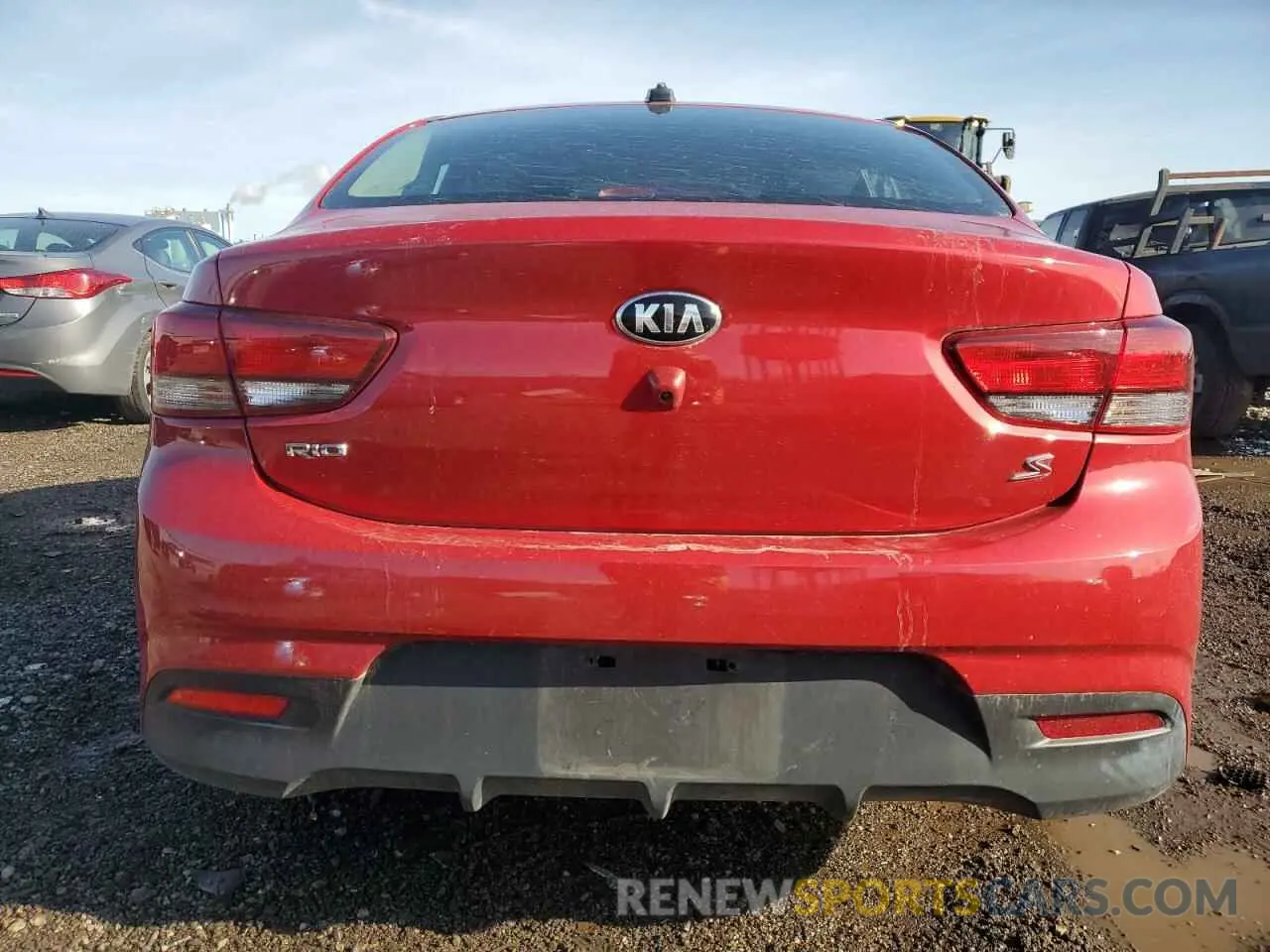 6 Photograph of a damaged car 3KPA24AD9LE344509 KIA RIO 2020