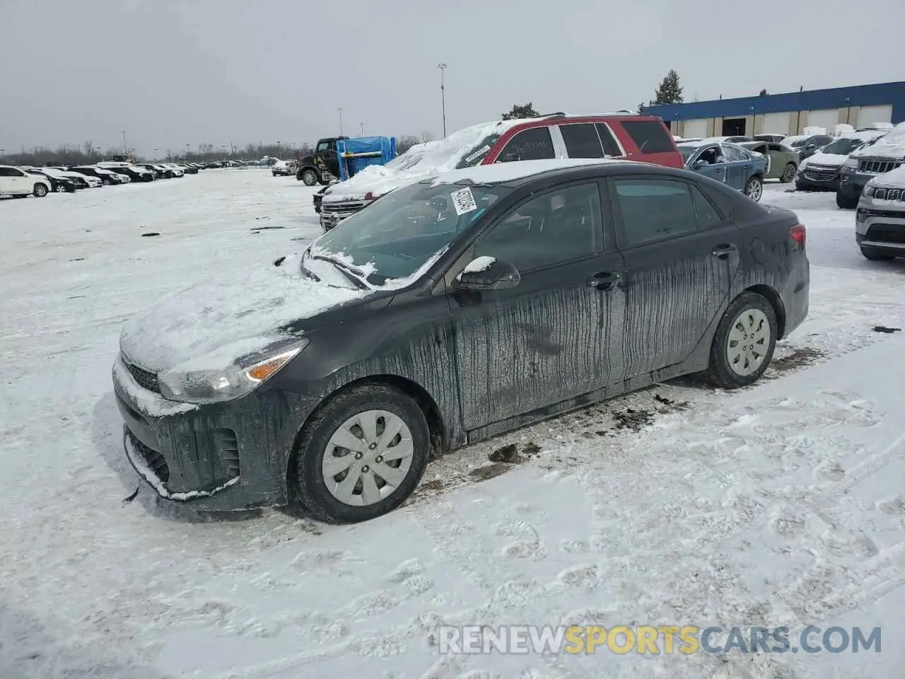 1 Photograph of a damaged car 3KPA24AD9LE357518 KIA RIO 2020