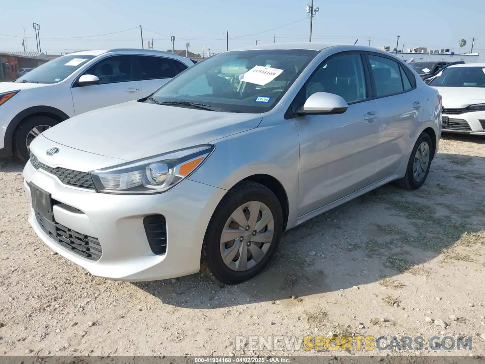2 Photograph of a damaged car 3KPA24AD9LE358605 KIA RIO 2020